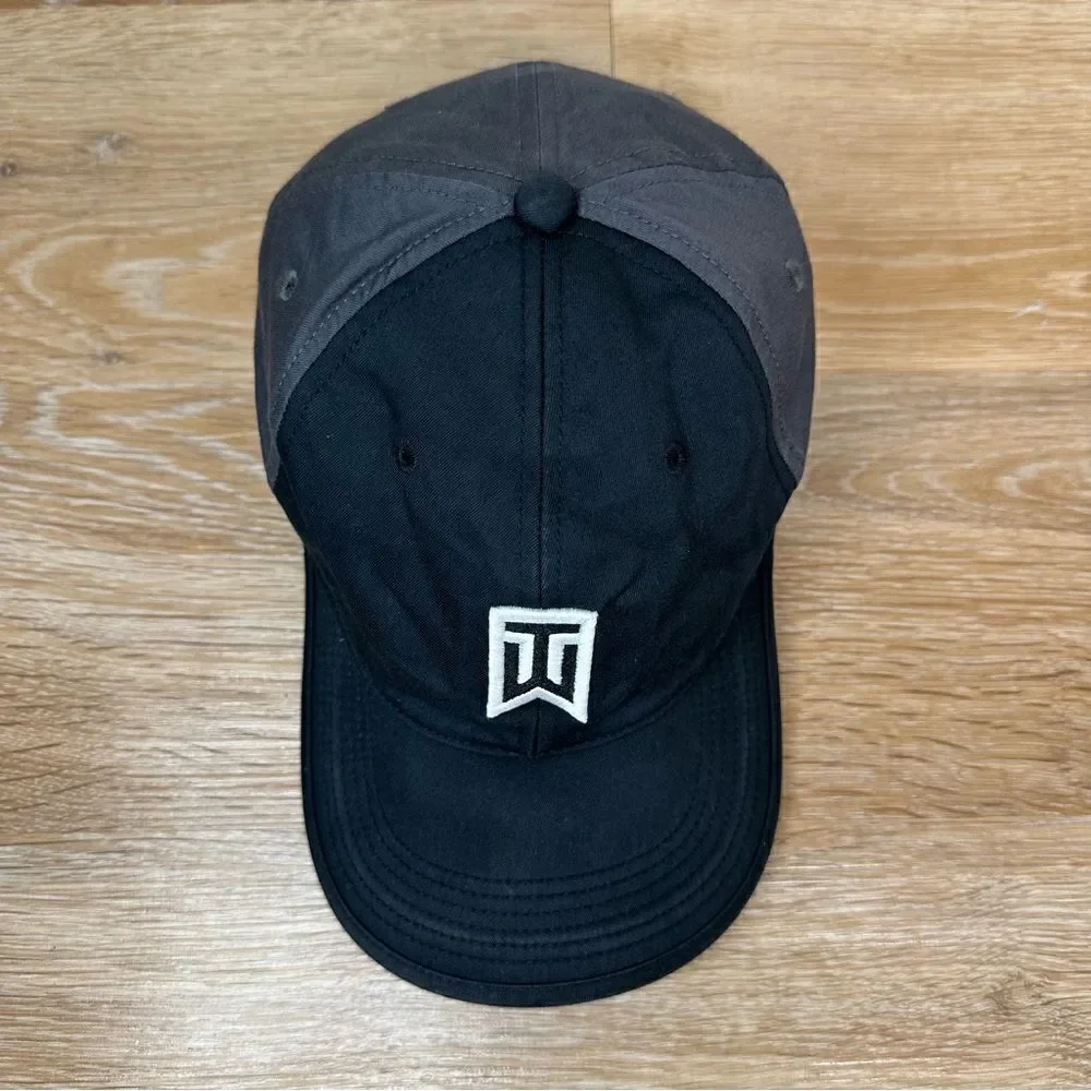 Nike Golf Tiger Woods Black Gray Adjustable Hat